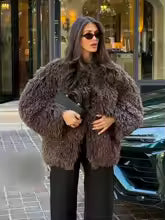 Bella faux fur coat