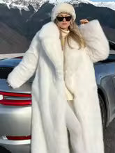 Marseille faux fur coat