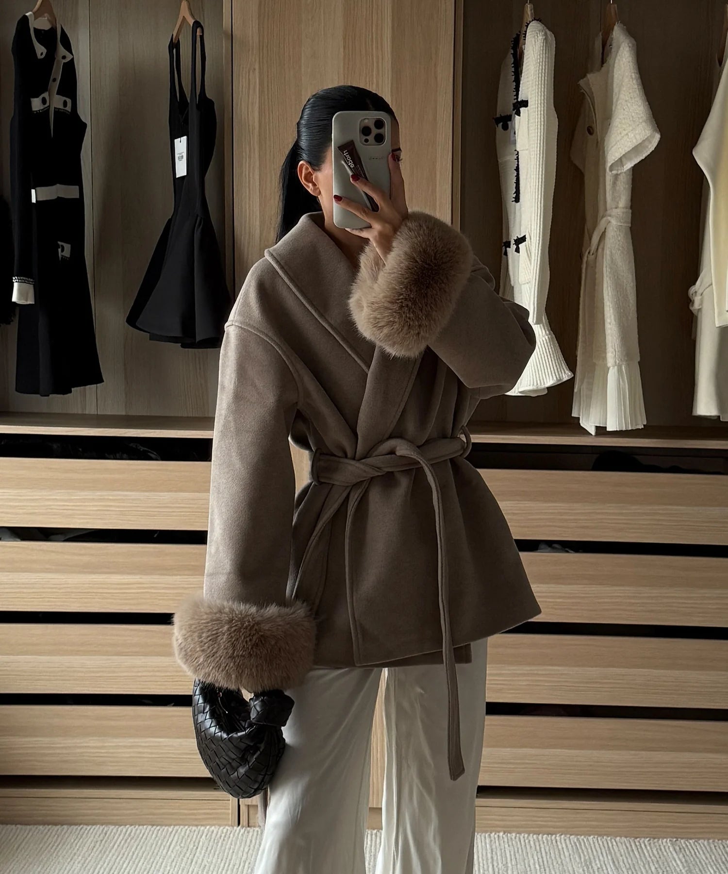 Elisa faux fur coat