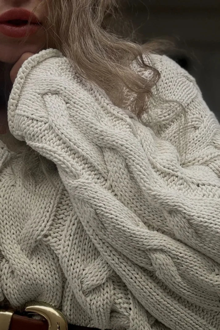 Evelin knitted long sleeve sweater