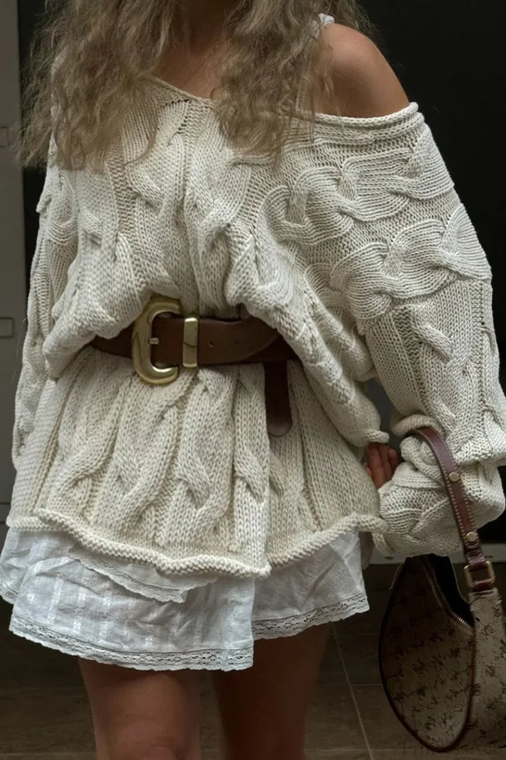 Evelin knitted long sleeve sweater